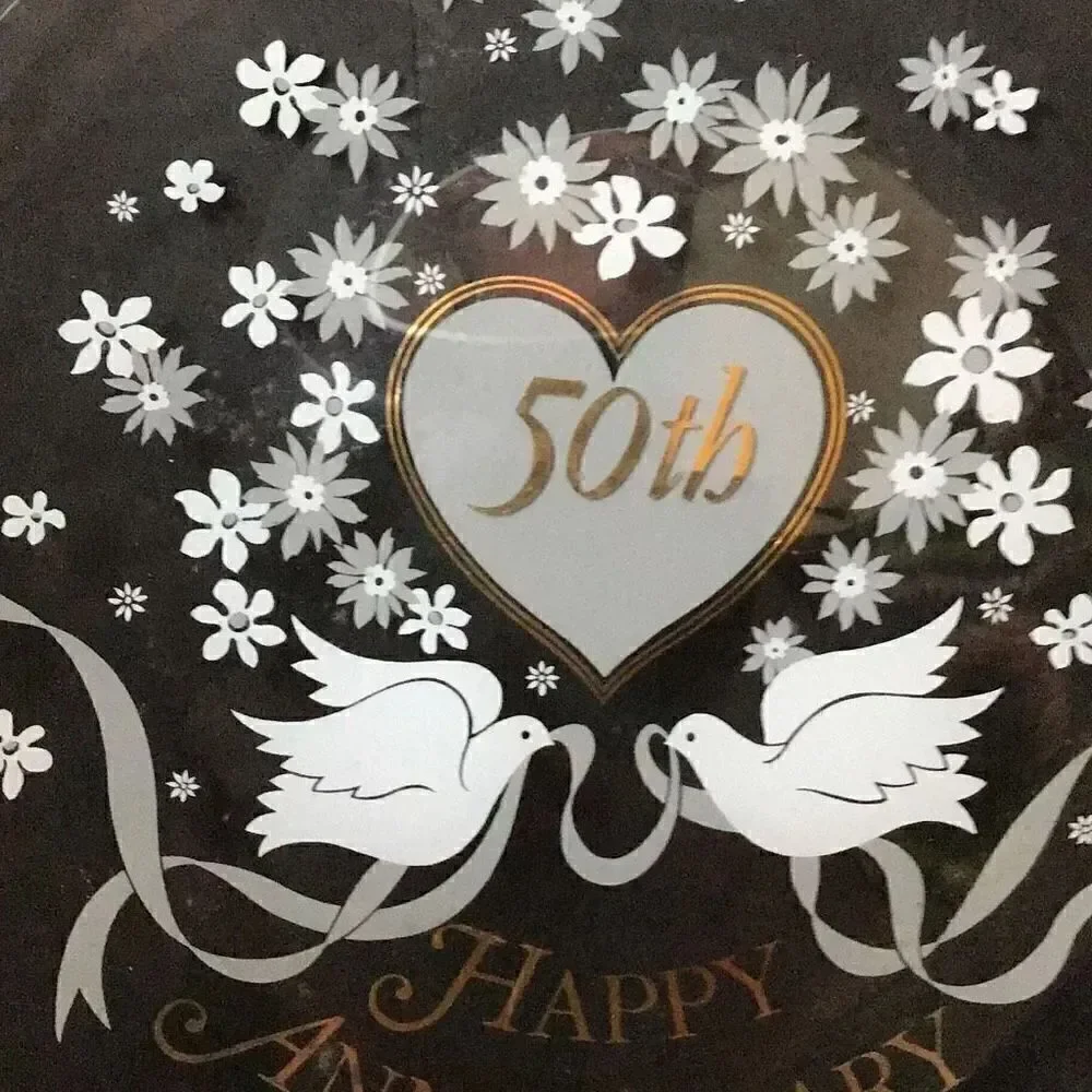 Platter 50th anniversary serving platter